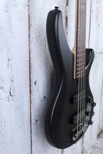 Load image into Gallery viewer, Yamaha TRBX504 4 String Electric Bass Guitar Active Electronics Trans Black