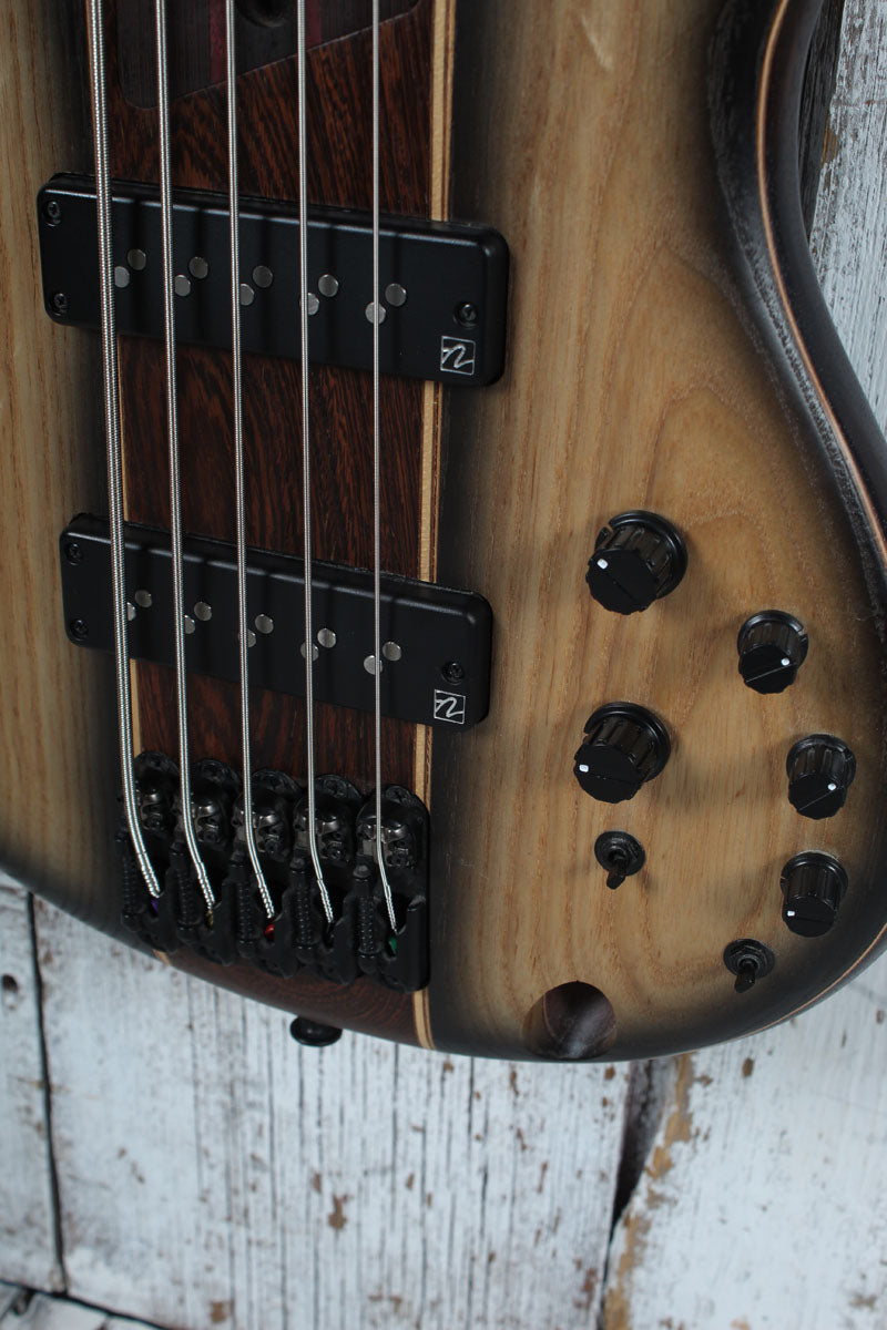 Ibanez SR1345B Premium 5 String Electric Bass Guitar Dual Shadow Burst Flat