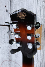 Load image into Gallery viewer, Washburn EA15 ATB Mini Jumbo Acoustic Electric Guitar Flame Maple Tobacco Burst