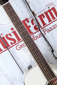 Yamaha Thinline Cutaway Acoustic Electric Guitar Vintage White Finish APX600 VW