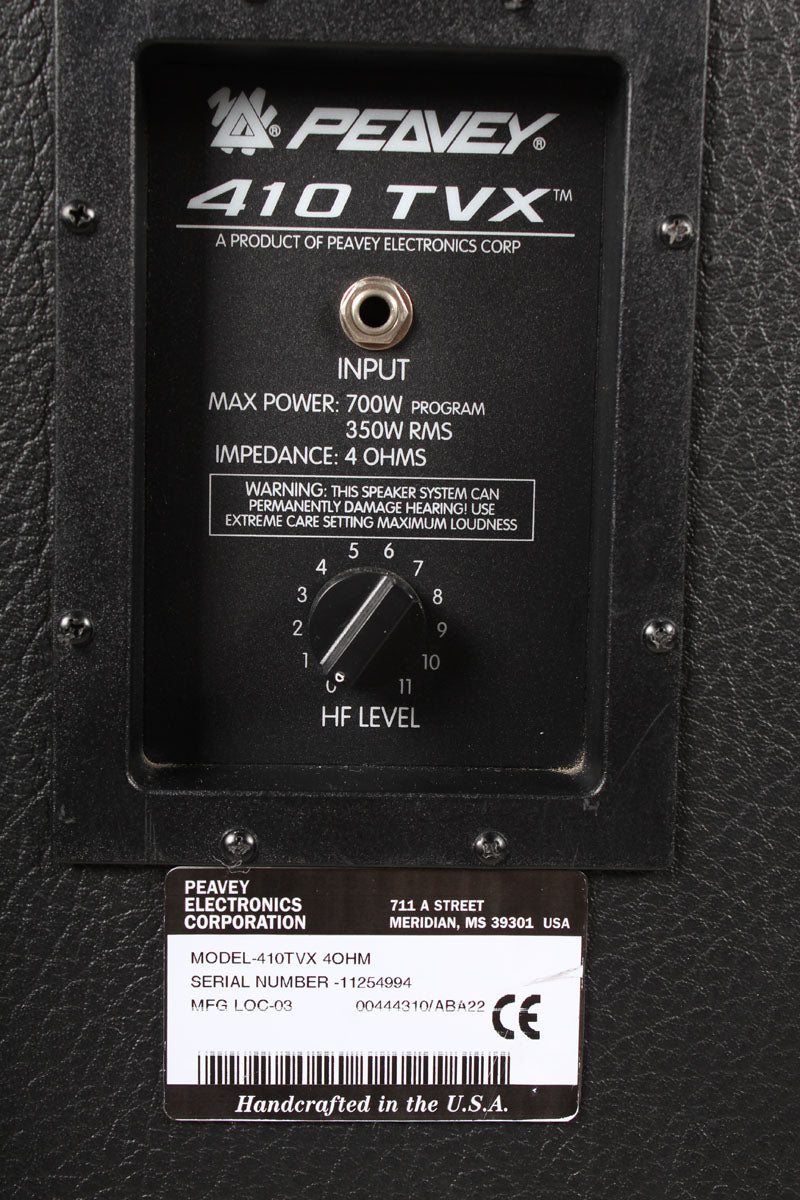 Peavey 410TVX Bass Guitar Speaker Cabinet Electric Bass Guitar Amplifier Speaker Cabinet
