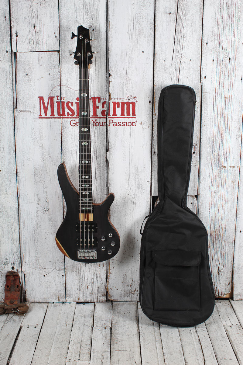 Bullfighter DB-4 Bass 4 String Electric Bass Guitar with Gig Bag