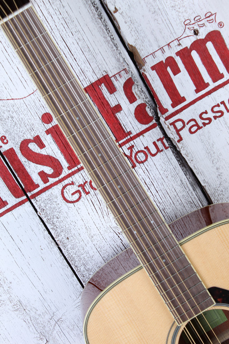 Yamaha FG820-12 Dreadnought 12 String Acoustic Guitar Solid Spruce Top Natural