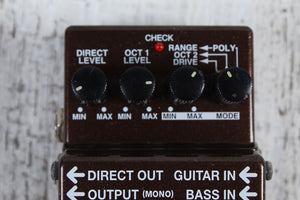Boss OC-3 Super Octave Pedal Electric or Bass Guitar Octave Effects Pedal