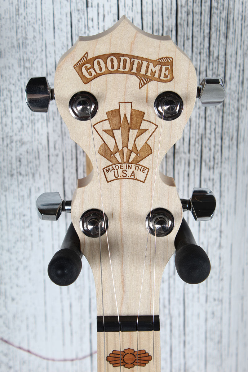Deering Goodtime 5 String Open Back Banjo 3 Ply Maple Rim w Warranty Made in USA