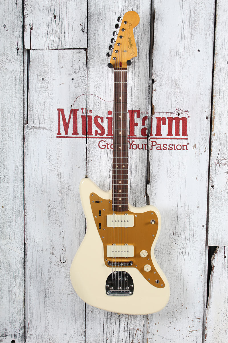 Fender Squier J Mascis Signature Jazzmaster Electric Guitar Vintage White Finish Secondary image