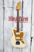 Fender Squier J Mascis Signature Jazzmaster Electric Guitar Vintage White Finish