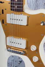 Fender Squier J Mascis Signature Jazzmaster Electric Guitar Vintage White Finish