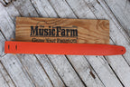 Henry Heller 2.5" Width Capri Leather Adjustable Guitar Strap Orange