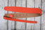 Henry Heller 2.5" Width Capri Leather Adjustable Guitar Strap Orange