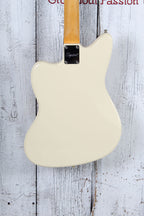Fender Squier J Mascis Signature Jazzmaster Electric Guitar Vintage White Finish