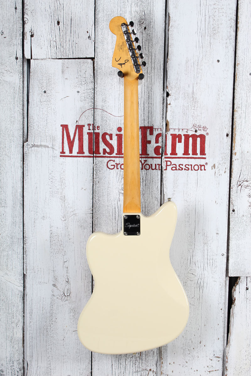 Fender Squier J Mascis Signature Jazzmaster Electric Guitar Vintage White Finish
