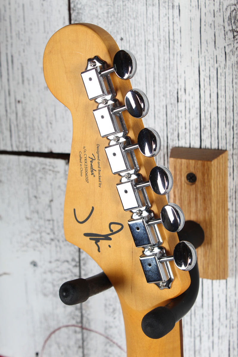 Fender Squier J Mascis Signature Jazzmaster Electric Guitar Vintage White Finish