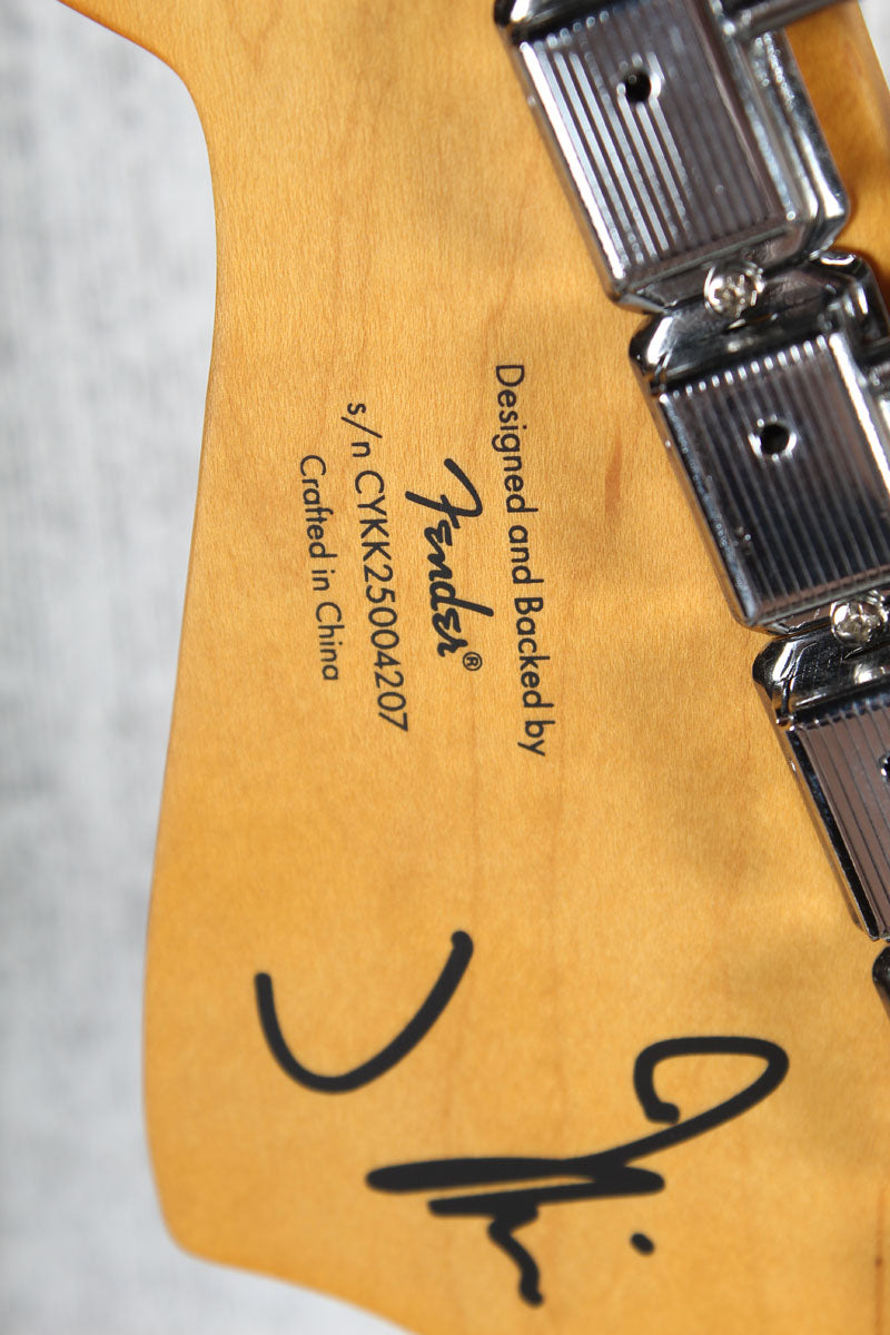 Fender Squier J Mascis Signature Jazzmaster Electric Guitar Vintage White Finish