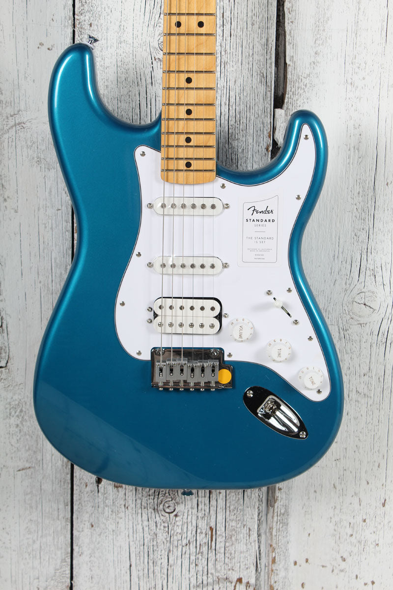 Fender Standard Stratocaster HSS Electric Guitar Aqua Marine Metallic Finish