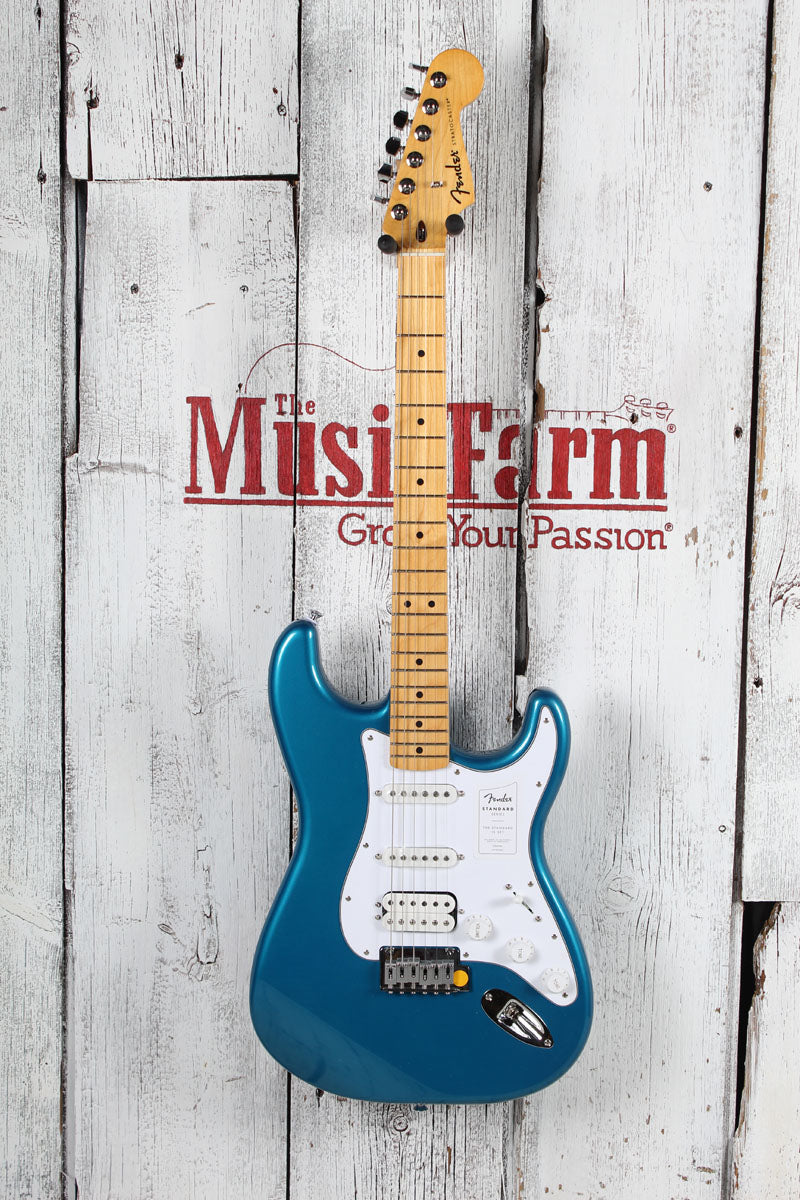 Fender Standard Stratocaster HSS Electric Guitar Aqua Marine Metallic Finish