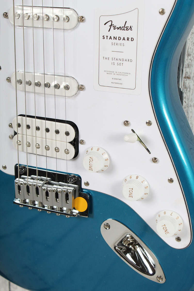 Fender Standard Stratocaster HSS Electric Guitar Aqua Marine Metallic Finish