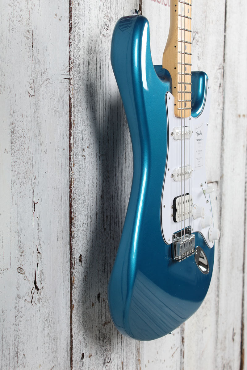Fender Standard Stratocaster HSS Electric Guitar Aqua Marine Metallic Finish
