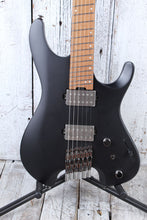 Load image into Gallery viewer, Ibanez QX52 Headless Solid Body Electric Guitar Black Flat Finish with Gig Bag