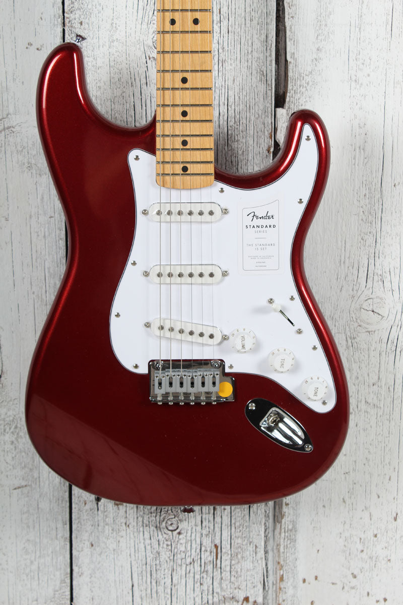 Fender Standard Stratocaster Solid Body Electric Guitar Candy Cola Finish Main image