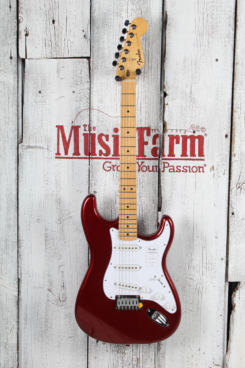 Fender Standard Stratocaster Solid Body Electric Guitar Candy Cola Finish Secondary image