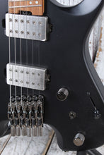 Load image into Gallery viewer, Ibanez QX52 Headless Solid Body Electric Guitar Black Flat Finish with Gig Bag