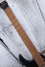 Load image into Gallery viewer, Ibanez QX52 Headless Solid Body Electric Guitar Black Flat Finish with Gig Bag