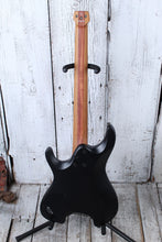 Load image into Gallery viewer, Ibanez QX52 Headless Solid Body Electric Guitar Black Flat Finish with Gig Bag