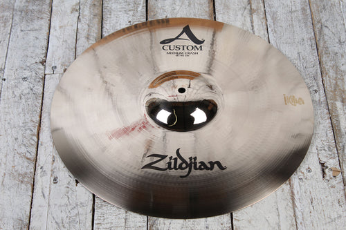 Zildjian A Custom Medium Crash Cymbal 18 Inch Crash Drum Cymbal A20828