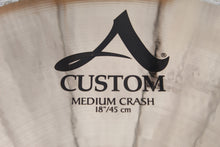 Load image into Gallery viewer, Zildjian A Custom Medium Crash Cymbal 18 Inch Crash Drum Cymbal A20828