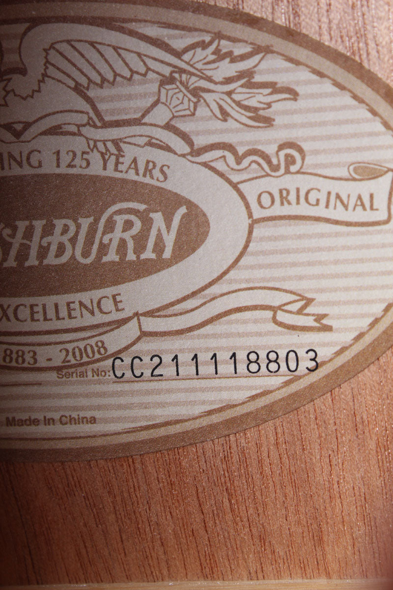 Washburn Woodline Series O12SE Orchestra Body Acoustic Electric Guitar Natural