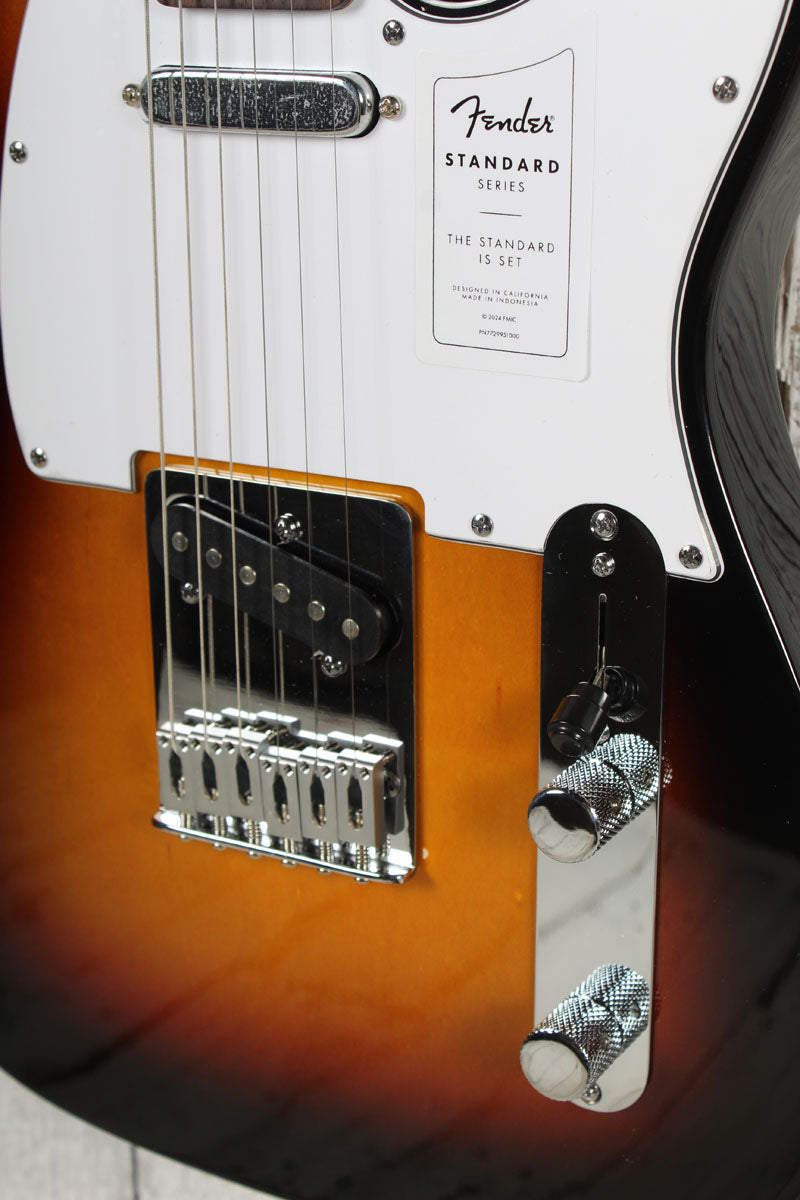 Fender Standard Telecaster Solid Body Electric Guitar 3-Color Sunburst Finish
