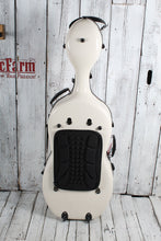 Load image into Gallery viewer, Crossrock CRF2020CEFMW Fiberglass Cello Case w Wheels Fits 4/4 Full Size Cellos