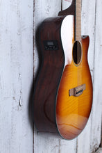 Load image into Gallery viewer, Ibanez AEG70 Acoustic Electric Guitar Flame Maple Top Vintage Violin High Gloss