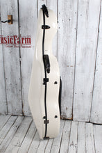 Load image into Gallery viewer, Crossrock CRF2020CEFMW Fiberglass Cello Case w Wheels Fits 4/4 Full Size Cellos
