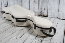 Load image into Gallery viewer, Crossrock CRF2020CEFMW Fiberglass Cello Case w Wheels Fits 4/4 Full Size Cellos