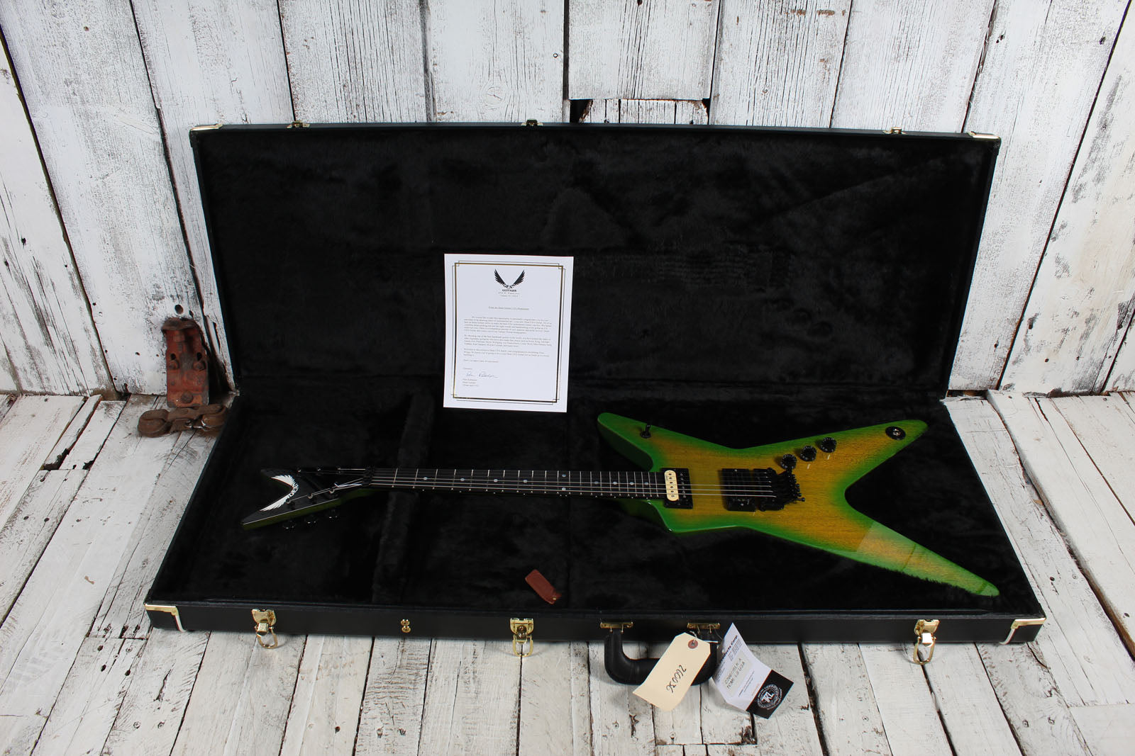 Dean USA ML Floyd Mahogany Slime Electric Guitar with Hardshell Case