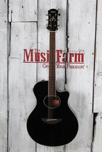 Load image into Gallery viewer, Yamaha APX Series APX600 Thinline Cutaway Acoustic Electric Guitar Black Finish