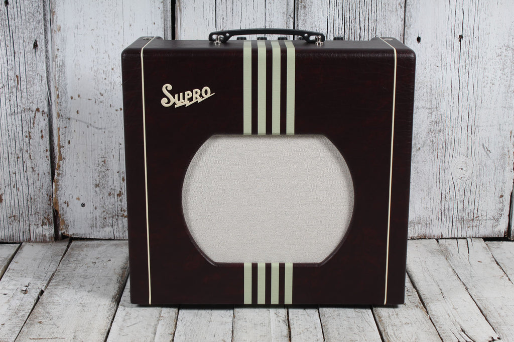 Supro Delta King 12 Electric Guitar Amplifier 15 Watt 1x12 Combo Amp with Cover