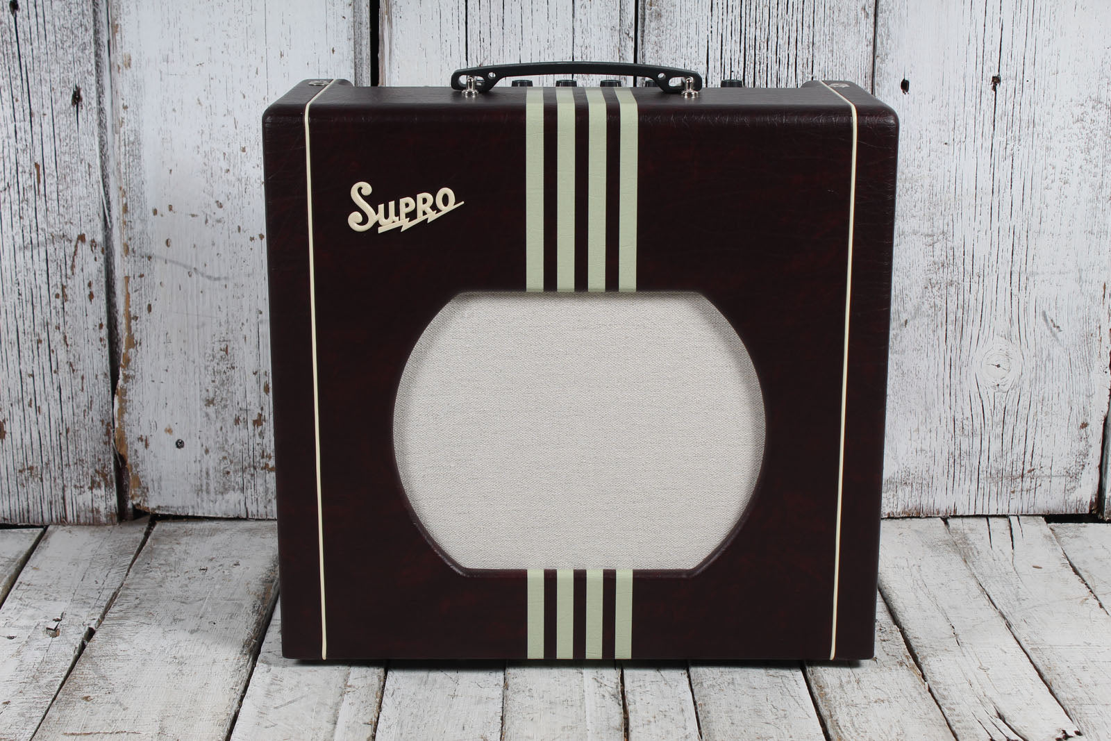 Supro Delta King 12 Electric Guitar Amplifier 15 Watt 1x12 Combo Amp with Cover