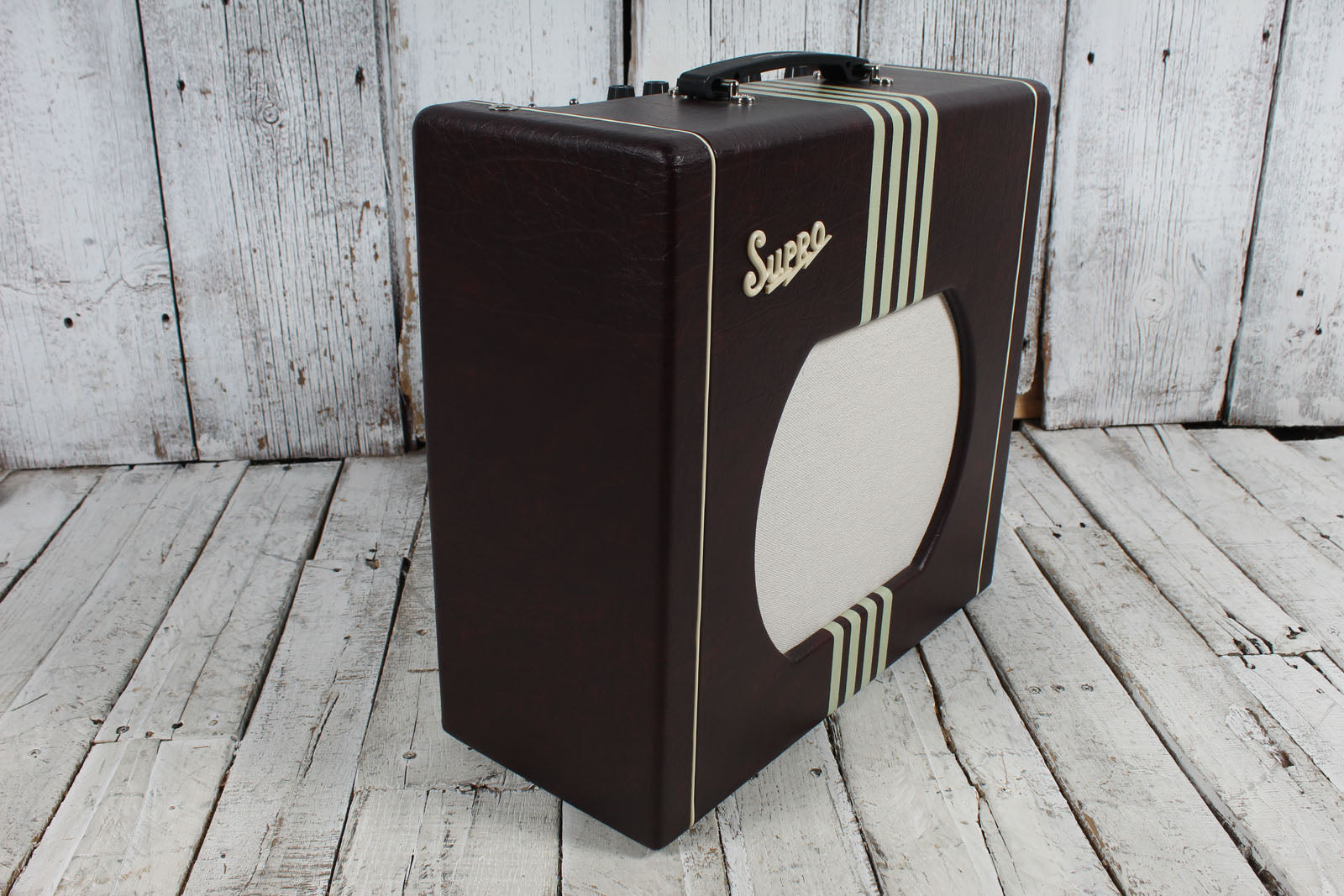 Supro Delta King 12 Electric Guitar Amplifier 15 Watt 1x12 Combo Amp with Cover