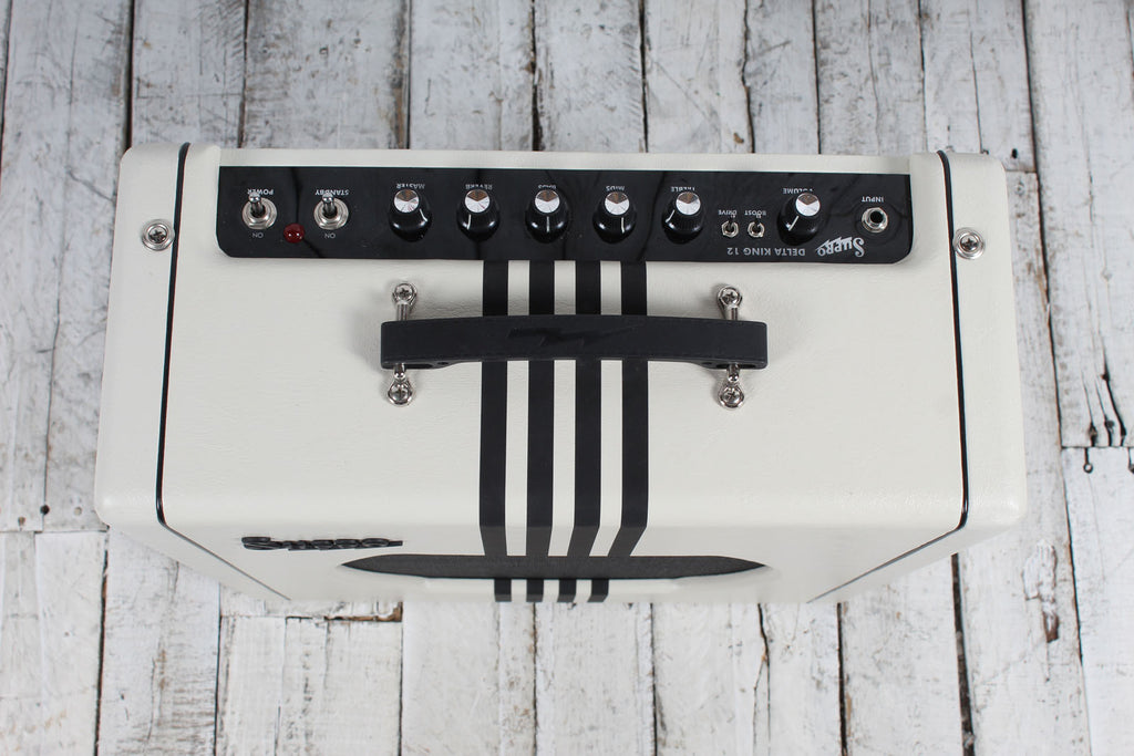 Supro Delta King 12 Electric Guitar Amplifier 15 Watt 1x12 Combo Amp with Cover