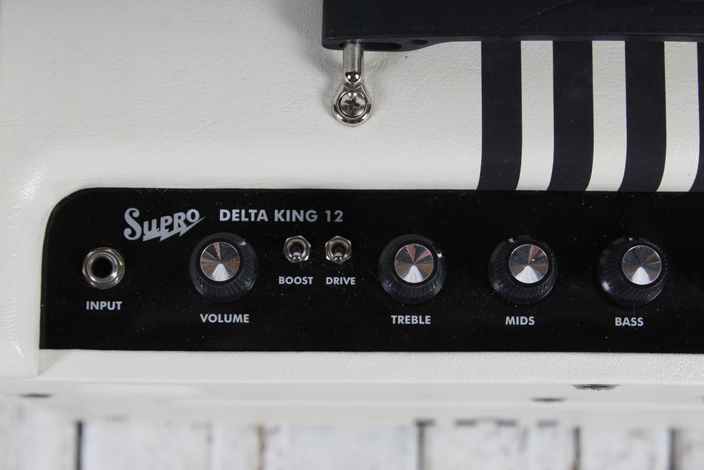 Supro Delta King 12 Electric Guitar Amplifier 15 Watt 1x12 Combo Amp with Cover