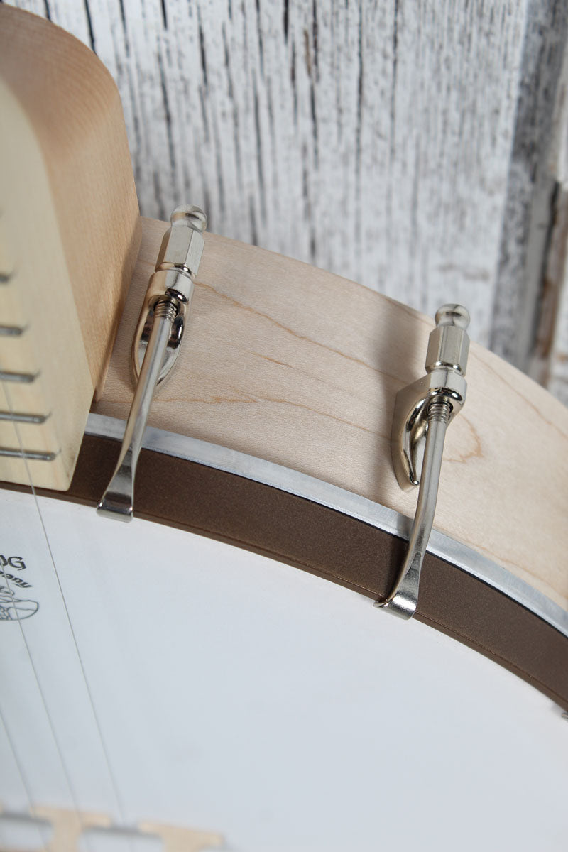 Deering Goodtime 5 String Open Back Banjo 3 Ply Maple Rim w Warranty Made in USA