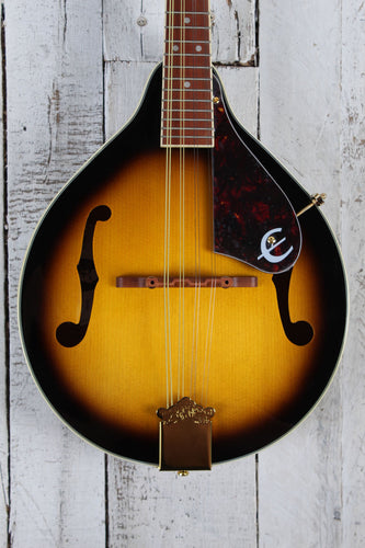 Epiphone MM‑30S A Style Mandolin Solid Spruce Top Antique Sunburst Finish