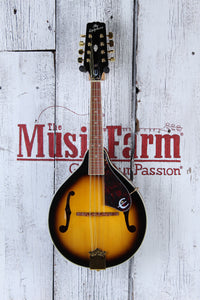 Epiphone MM‑30S A Style Mandolin Solid Spruce Top Antique Sunburst Finish
