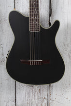 Load image into Gallery viewer, Ibanez TOD10N Tim Henson Signature Acoustic Electric Guitar Trans Black Flat