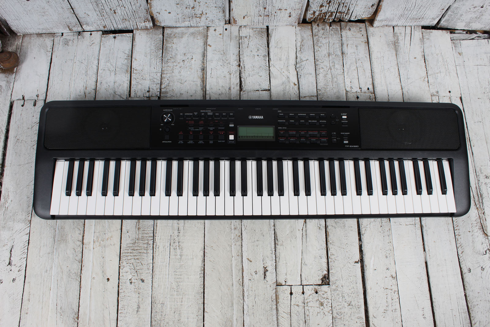 Yamaha PSR-EW320 Keyboard 76 Key Portable Keyboard with Power Supply