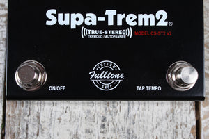 Fulltone Supa-Trem v2 Electric Guitar Stereo Tremolo Effects Pedal CS-ST2 v2