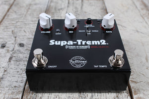 Fulltone Supa-Trem v2 Electric Guitar Stereo Tremolo Effects Pedal CS-ST2 v2